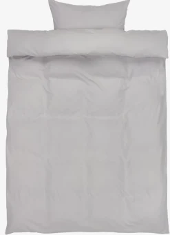 Outlet KATEBASICJuego funda nórdica microfibra KATE 155x220 gris Juegos De Funda Nórdica