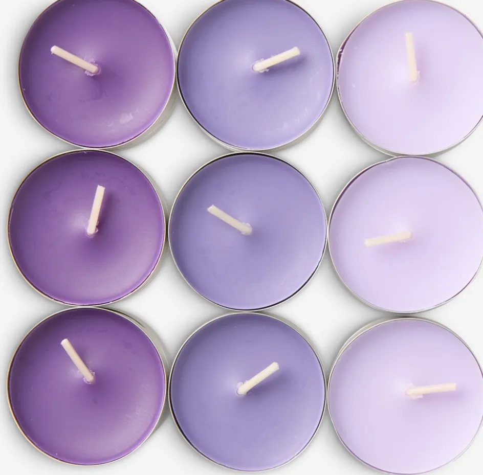 Outlet KENNIVelas pequeñas KENNI lavanda 18 unidades Velas Aromáticas