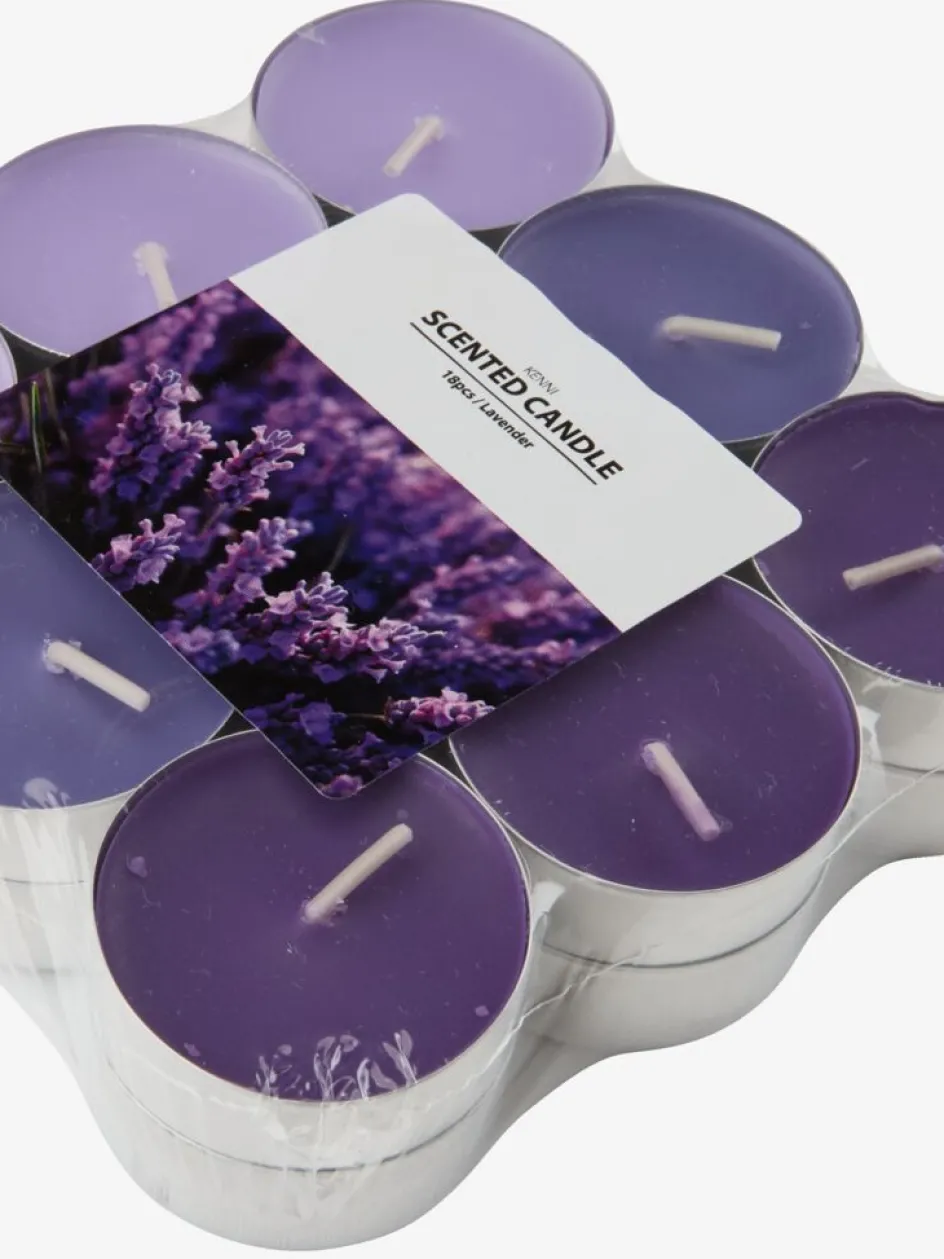 Outlet KENNIVelas pequeñas KENNI lavanda 18 unidades Velas Aromáticas