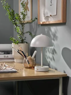 Hot KENTLámpara a pilas KENT Ø16xA25cm gris táctil y temporizador Iluminación Decorativa