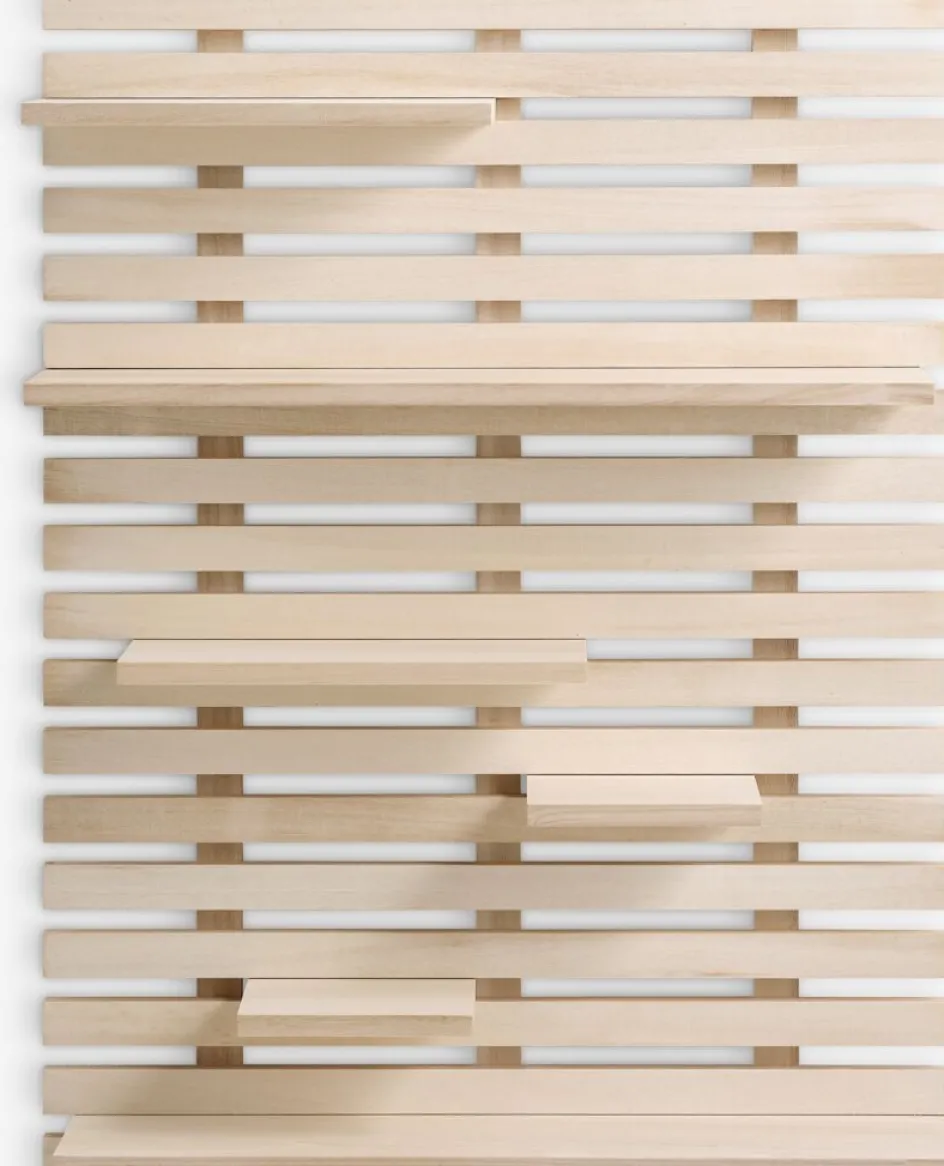 Outlet KETTINGEEstante de pared KETTINGE 6 estantes natural Baldas|Baldas