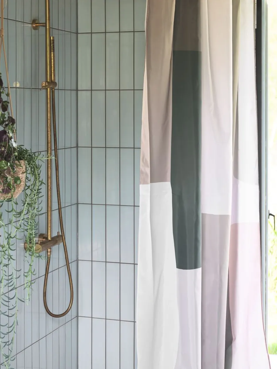 Best KILAFORSPLUSCortina de ducha KILAFORS 150x200cm verde Cortinas De Baño