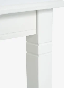 Sale KIRKEBYMesa de comedor KIRKEBY 80x130/220 blanco Mesas De Comedor