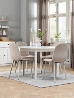Clearance KIRKEBYMesa de comedor KIRKEBY Ø110 blanco Mesas De Comedor