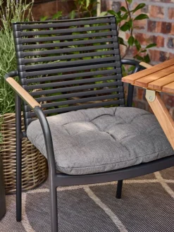 New KJAVSHOLMCojín de jardín para silla KJAVSHOLM marrón oscuro Cojines Para Sillas De Jardín