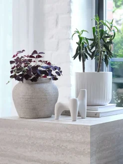 Sale KNUDSENMaceta KNUDSEN Ø20xA18cm blanco Macetas