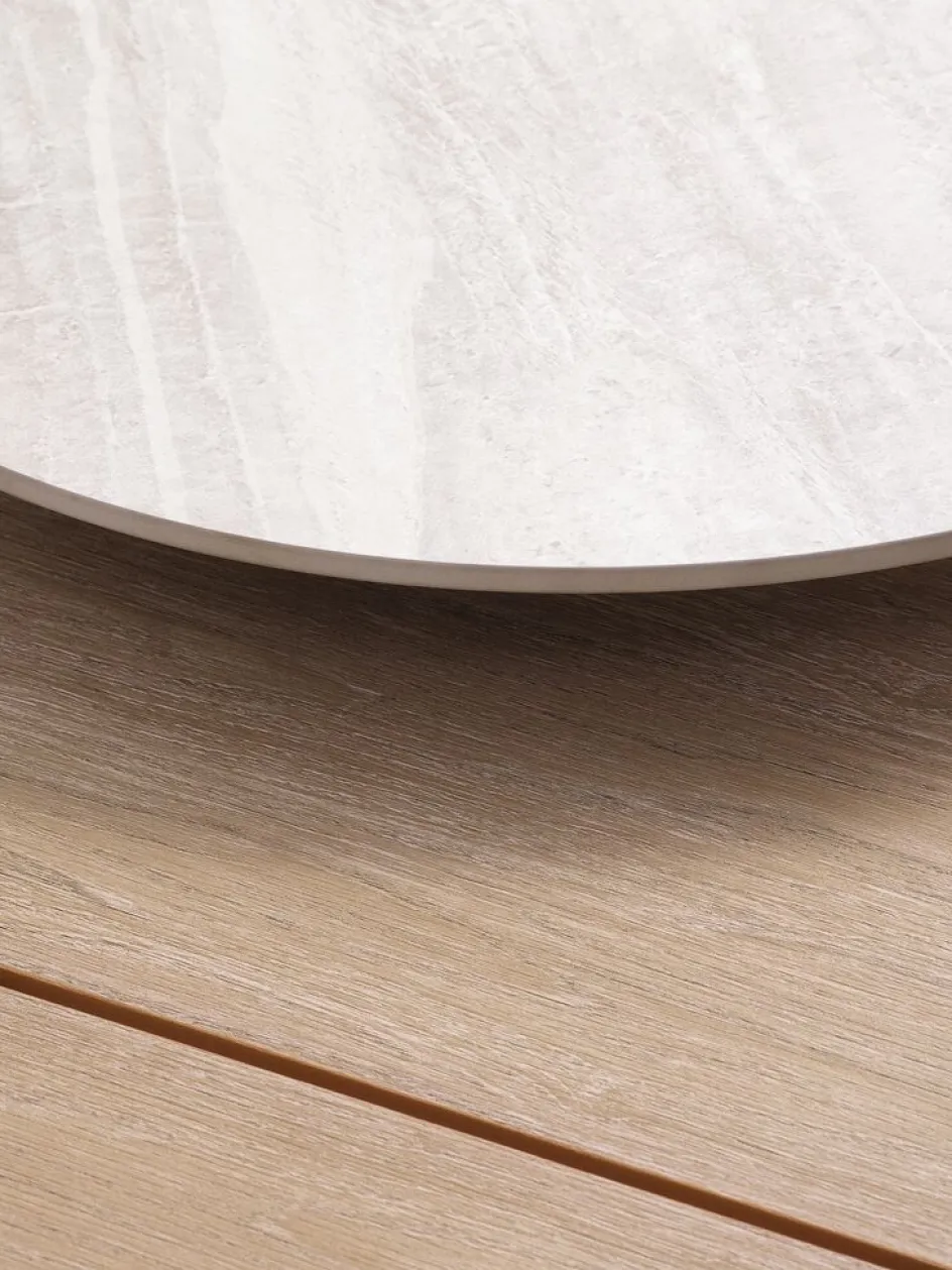 Outlet KOEPINGConjunto muebles jardín KOEPING 4,5 plazas natural Conjuntos Mesa Y Sillas De Jardín|Muebles De Jardín