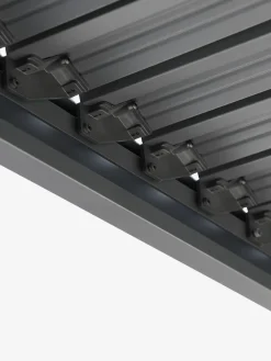 KONGEMOSEPérgola KONGEMOSE A3xL3xA2,36m negro Cenadores Y Pérgolas
