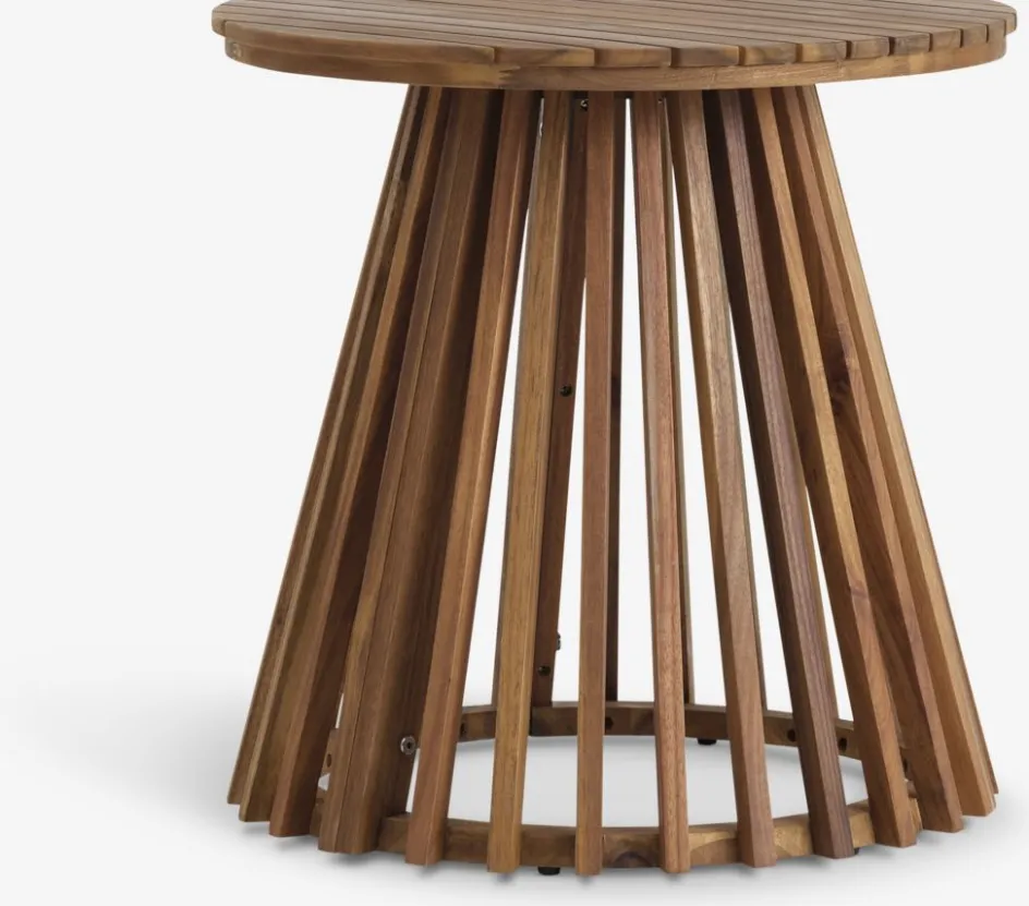 New KRAGEVIGMesa auxiliar KRAGEVIG Ø50xA50 madera dura Mesas De Jardín|Muebles De Jardín