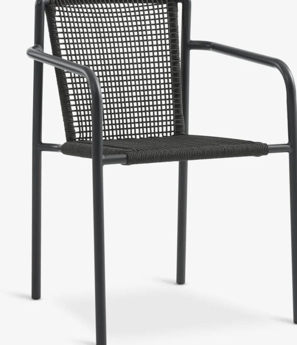 Sale KRISTIANSTADSilla apilable KRISTIANSTAD verde oscuro Sillas De Jardín