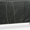 Discount KRONDALAparador KRONDAL 3 puertas negro/color mármol Aparadores|Aparadores
