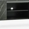Sale KRONDALMueble TV KRONDAL 2 puertas color mármol/negro Muebles De TV