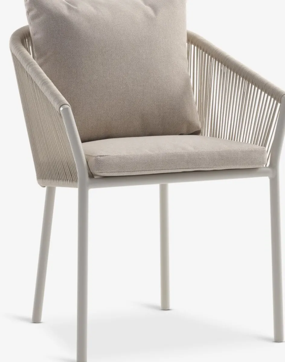 Clearance KUMLA + GILJAMesa KUMLA L200 + 4 sillas GILJA beis Conjuntos Mesa Y Sillas De Jardín
