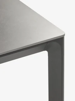 Best KUMLA + HEMSEDALMesa KUMLA L200 gris + 4 sillas HEMSEDAL negro Conjuntos Mesa Y Sillas De Jardín