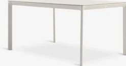 Sale KUMLA + TAGMARKMesa KUMLA L150 + 4 sillas TAGMARK beis Conjuntos Mesa Y Sillas De Jardín