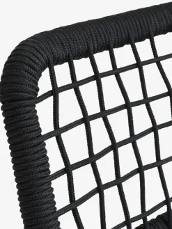 Clearance LABINGSilla apilable LABING negro Sillas De Jardín