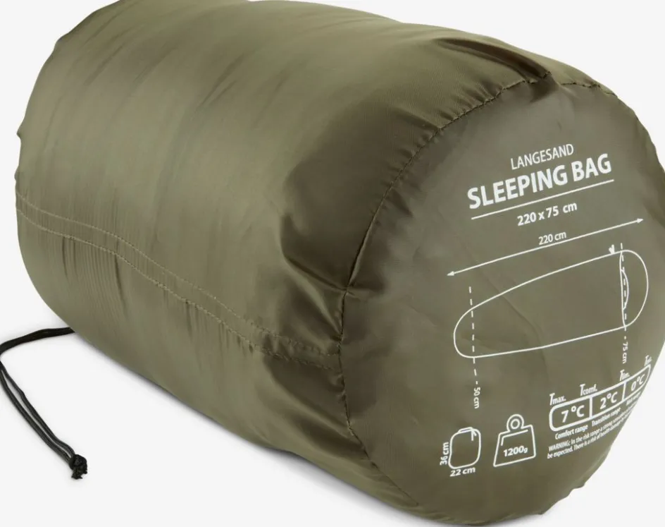 Best LANGESANDSaco de dormir LANGESAND A75xL220 caqui Sacos De Dormir