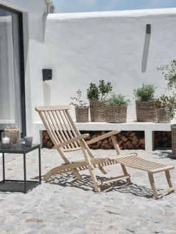 Best LANGHOLMTumbona plegable LANGHOLM madera dura Sillas De Jardín|Muebles De Jardín