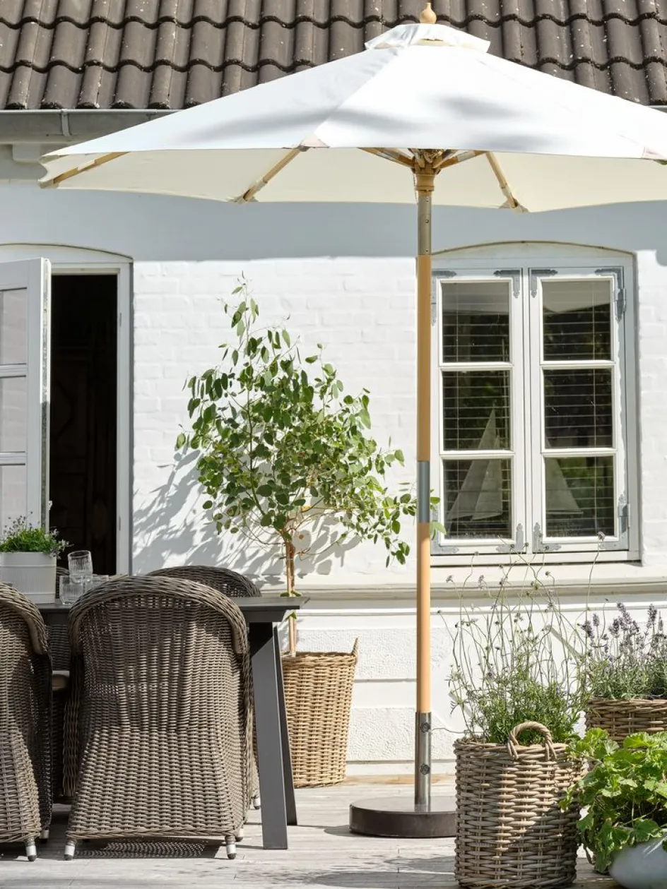 New LEMVIGSombrilla inclinable LEMVIG Ø300 blanco crudo Sombrillas
