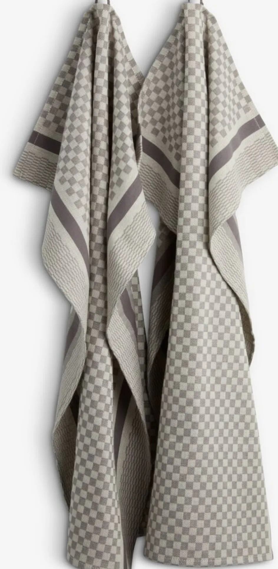 Clearance LIMURTPaño de cocina LIMURT 50x70 gris 2 unidades Paños De Cocina