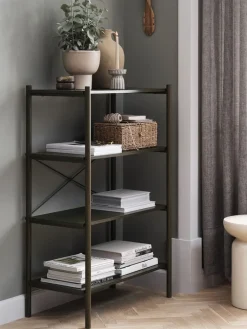 Outlet LINDVEDEstantería LINDVED 4 estantes color roble oscuro Estanterias Y Librerías|Estanterias Y Librerías