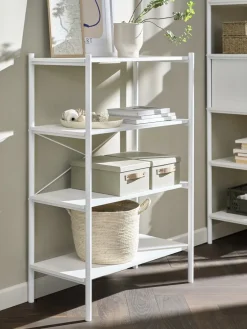 LINDVEDEstantería LINDVED 4 estantes blanco Estanterias Y Librerías|Estanterias Y Librerías