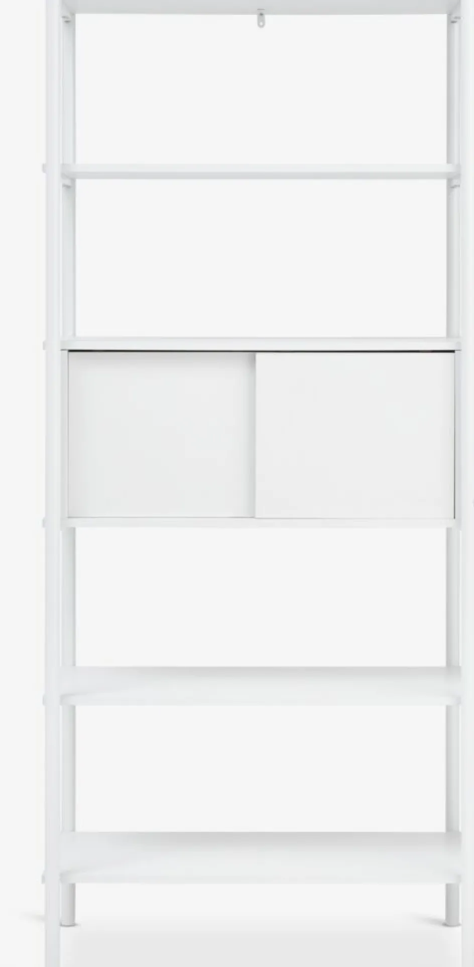 Clearance LINDVEDEstantería LINDVED 6 estantes 2 puertas blanco Estanterias Y Librerías|Estanterias Y Librerías