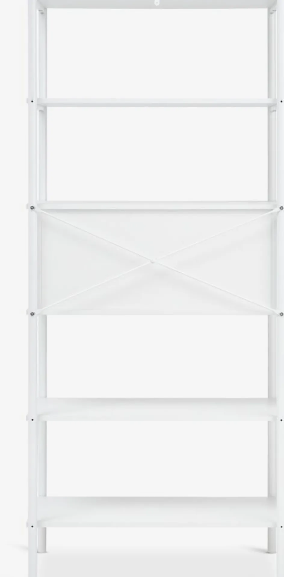 Clearance LINDVEDEstantería LINDVED 6 estantes 2 puertas blanco Estanterias Y Librerías|Estanterias Y Librerías