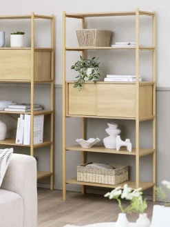 New LINDVEDEstantería LINDVED 6 estantes color roble natural Estanterias Y Librerías|Estanterias Y Librerías