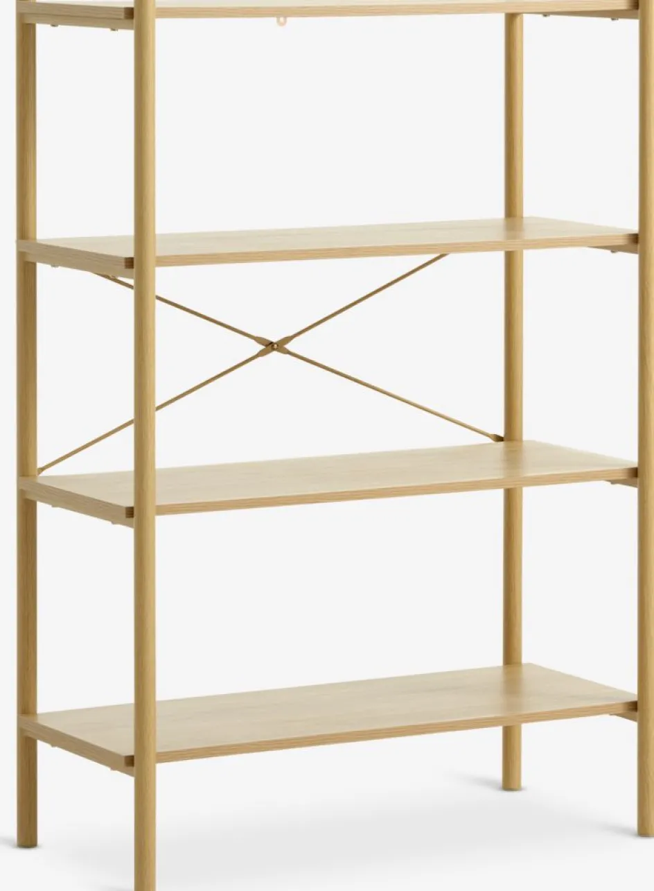 Hot LINDVEDEstantería LINDVED 4 estantes color roble natural Estanterias Y Librerías|Estanterias Y Librerías