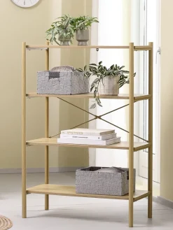 Hot LINDVEDEstantería LINDVED 4 estantes color roble natural Estanterias Y Librerías|Estanterias Y Librerías