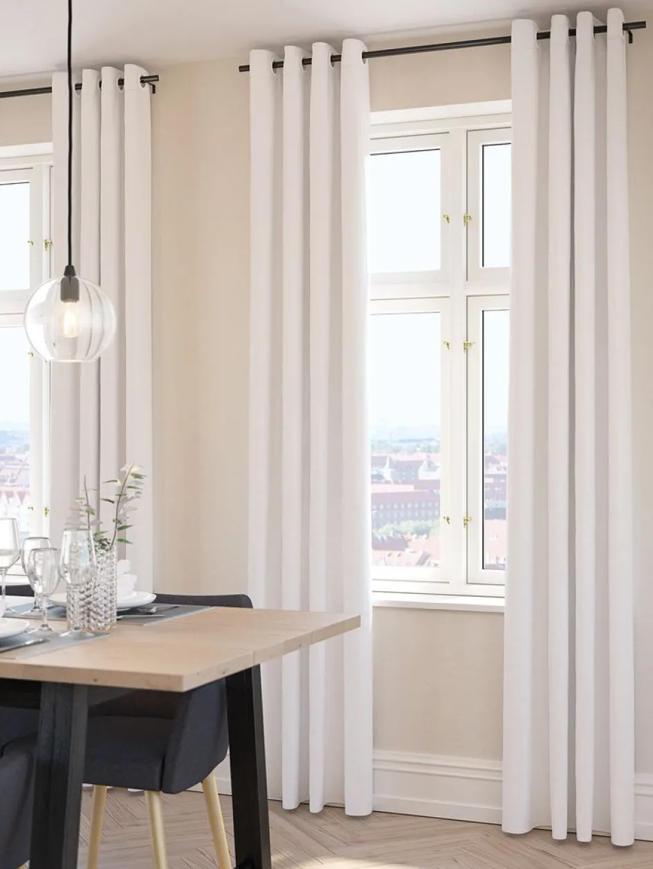 LOLLANDCortina LOLLAND 1x140x300 blanco Cortinas Gruesas
