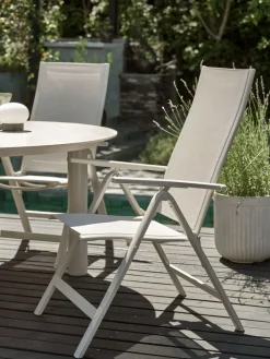 New LOMMASilla reclinable LOMMA beis Sillas De Jardín