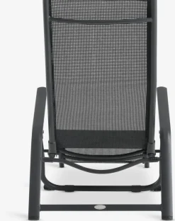LOMMATumbona plegable LOMMA A63xL130 negro Muebles De Jardín|Tumbonas