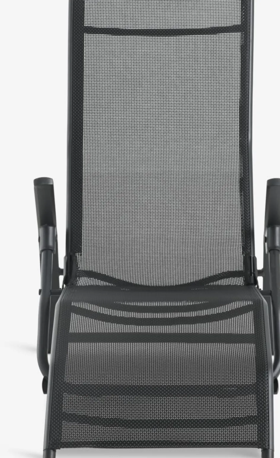 LOMMATumbona plegable LOMMA A63xL130 negro Muebles De Jardín|Tumbonas