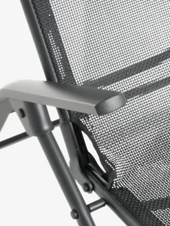 LOMMATumbona plegable LOMMA A63xL130 negro Muebles De Jardín|Tumbonas