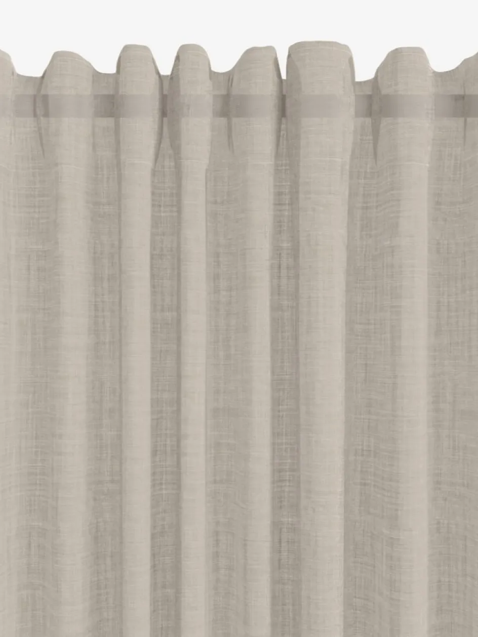 Best LUTELANDETCortina LUTELANDET 1x140x245 beis Cortinas Traslúcidas