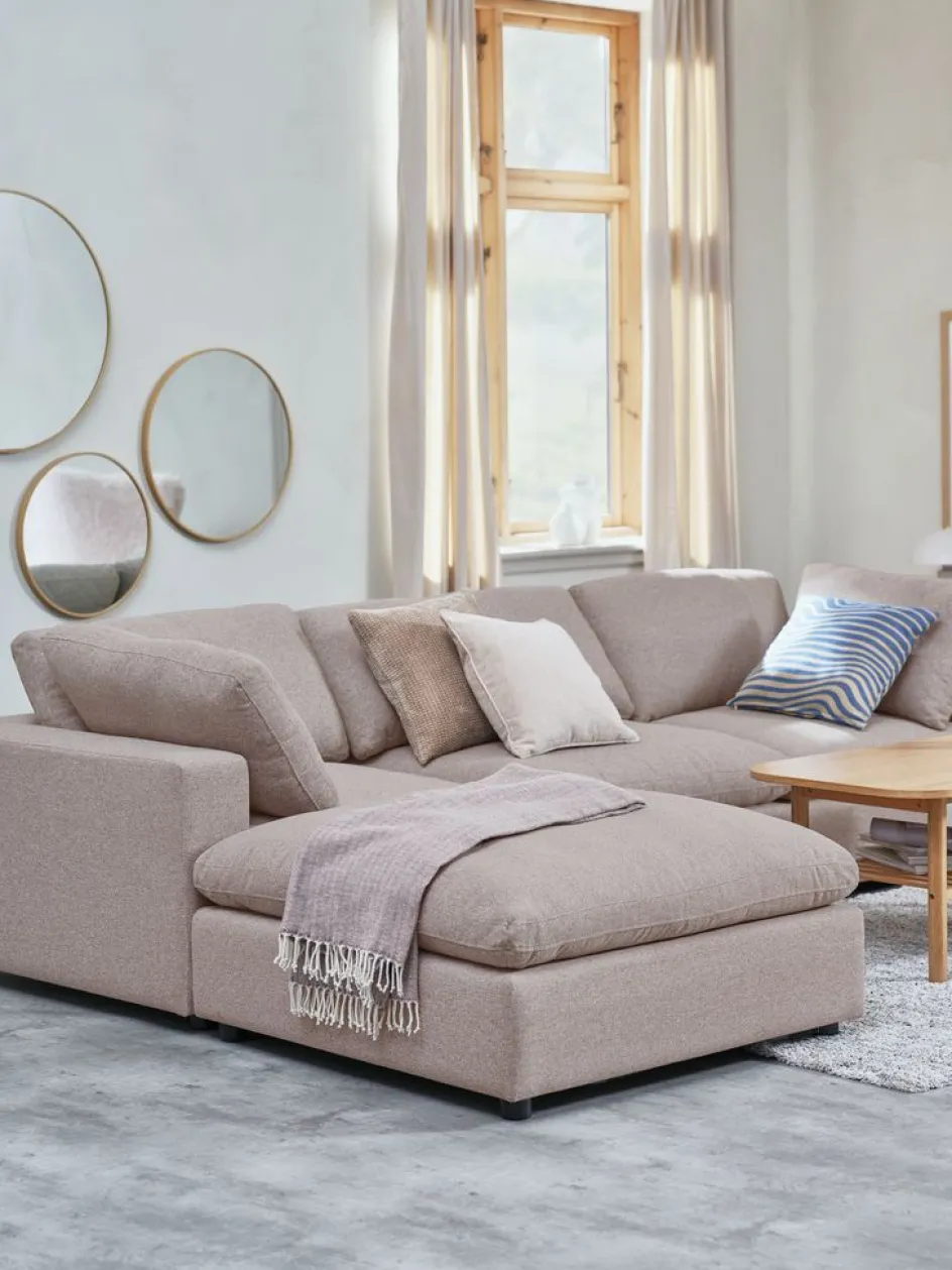 Online LYBYSofá modular LYBY 3 plazas chaise longue tela arena 2 Plazas|3 Plazas