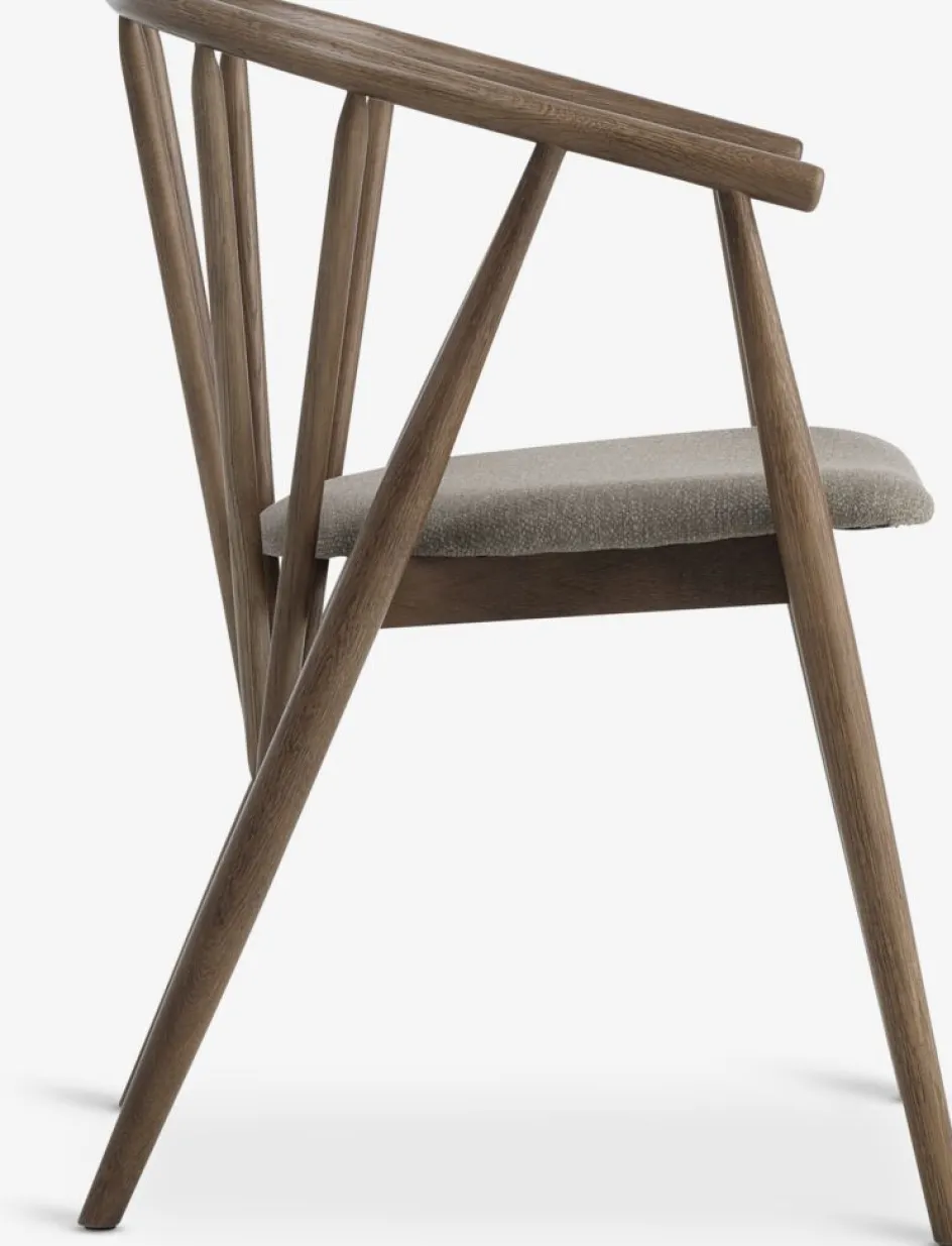 Online LYKSBORGSilla de comedor LYKSBORG /tela arena oscuro Sillas De Comedor