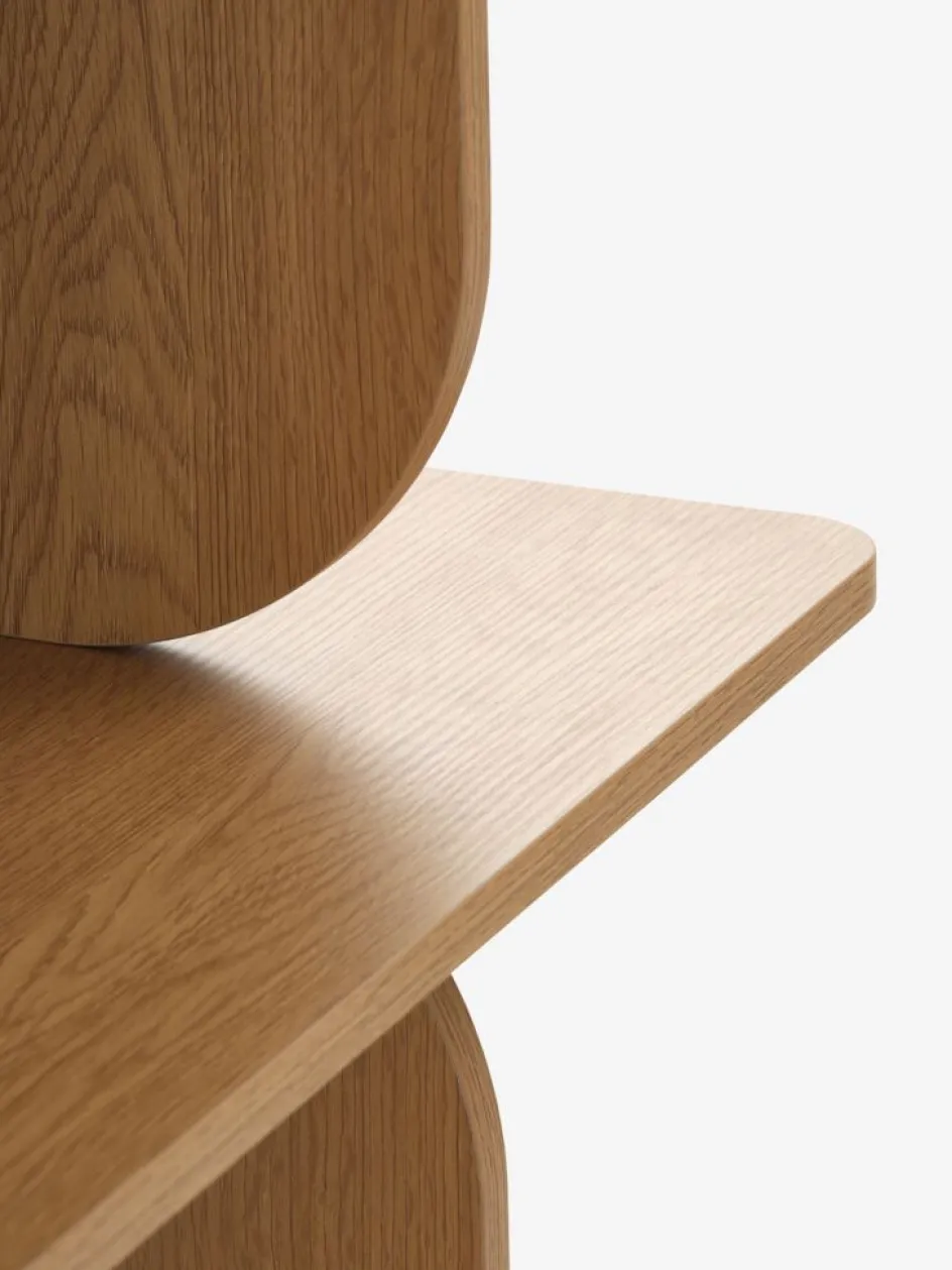 LYNGERUPEstantería LYNGERUP 4 estantes color roble cálido Estanterias Y Librerías|Estanterias Y Librerías