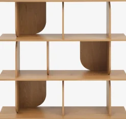LYNGERUPEstantería LYNGERUP 4 estantes color roble cálido Estanterias Y Librerías|Estanterias Y Librerías