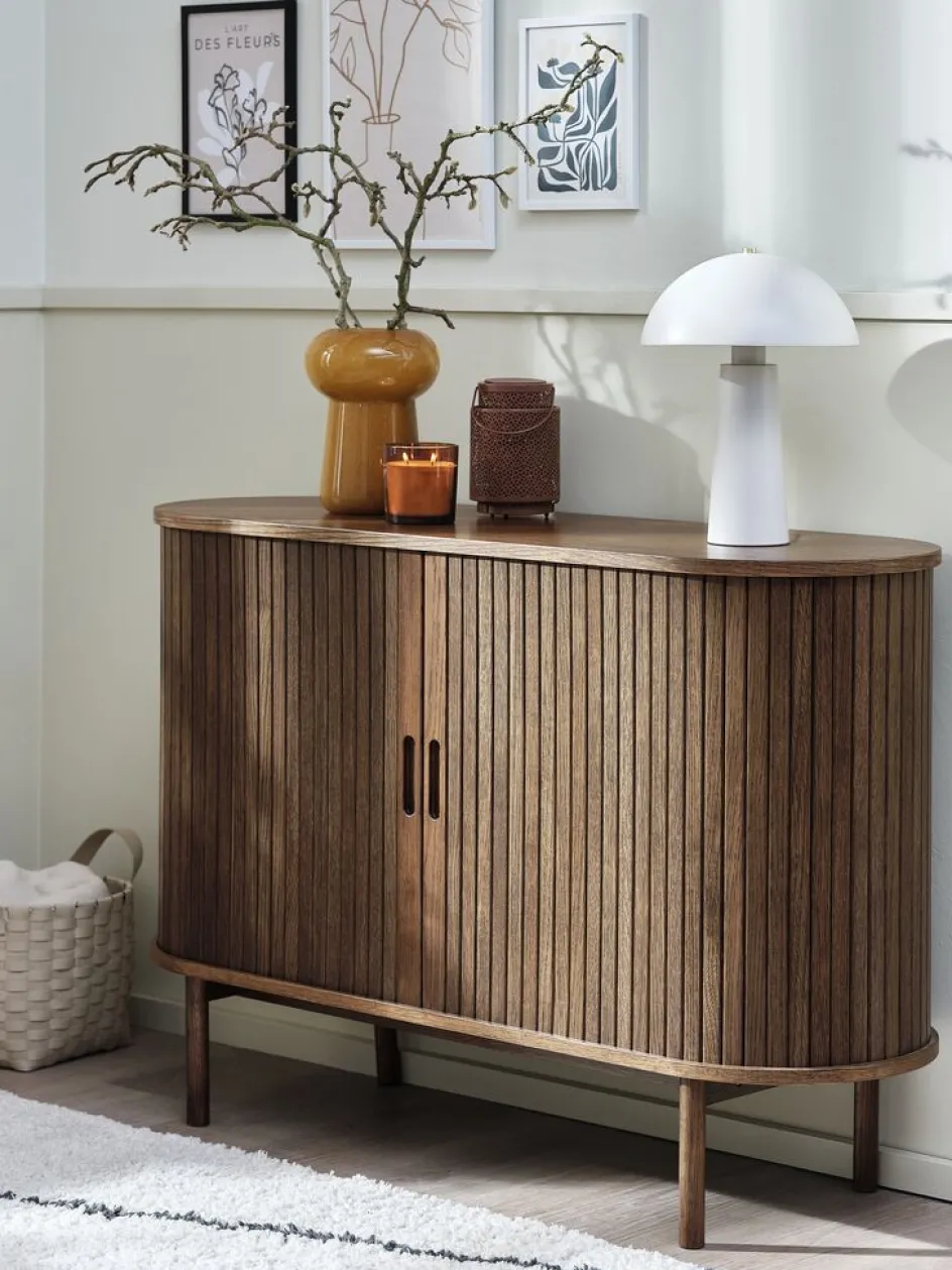 Discount LYNGVIGAparador LYNGVIG 120cm 2 puertas persiana Aparadores|Aparadores