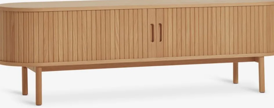 LYNGVIGMueble TV LYNGVIG 160cm 2 puertas persiana Muebles De TV