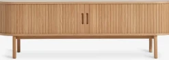 LYNGVIGMueble TV LYNGVIG 160cm 2 puertas persiana Muebles De TV