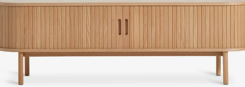 LYNGVIGMueble TV LYNGVIG 160cm 2 puertas persiana Muebles De TV