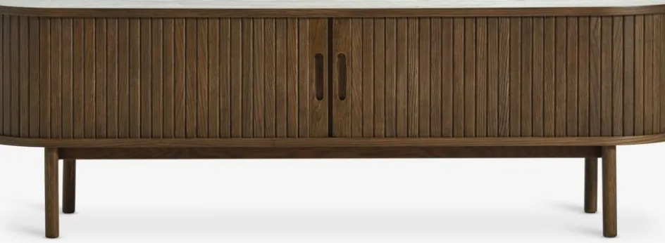 New LYNGVIGMueble TV LYNGVIG 160cm 2 puertas persiana Muebles De TV