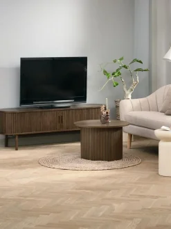 New LYNGVIGMueble TV LYNGVIG 160cm 2 puertas persiana Muebles De TV