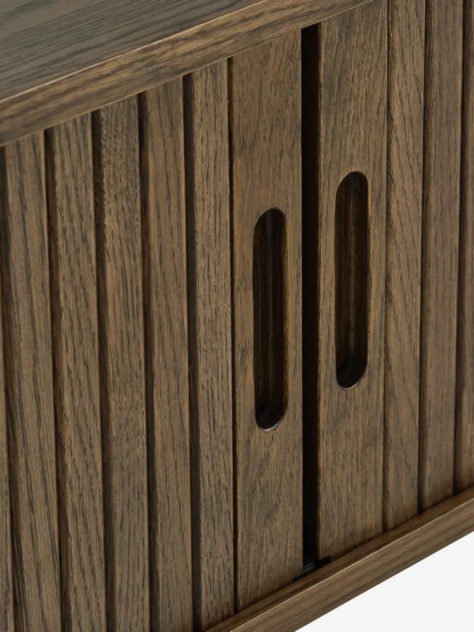 New LYNGVIGMueble TV LYNGVIG 160cm 2 puertas persiana Muebles De TV