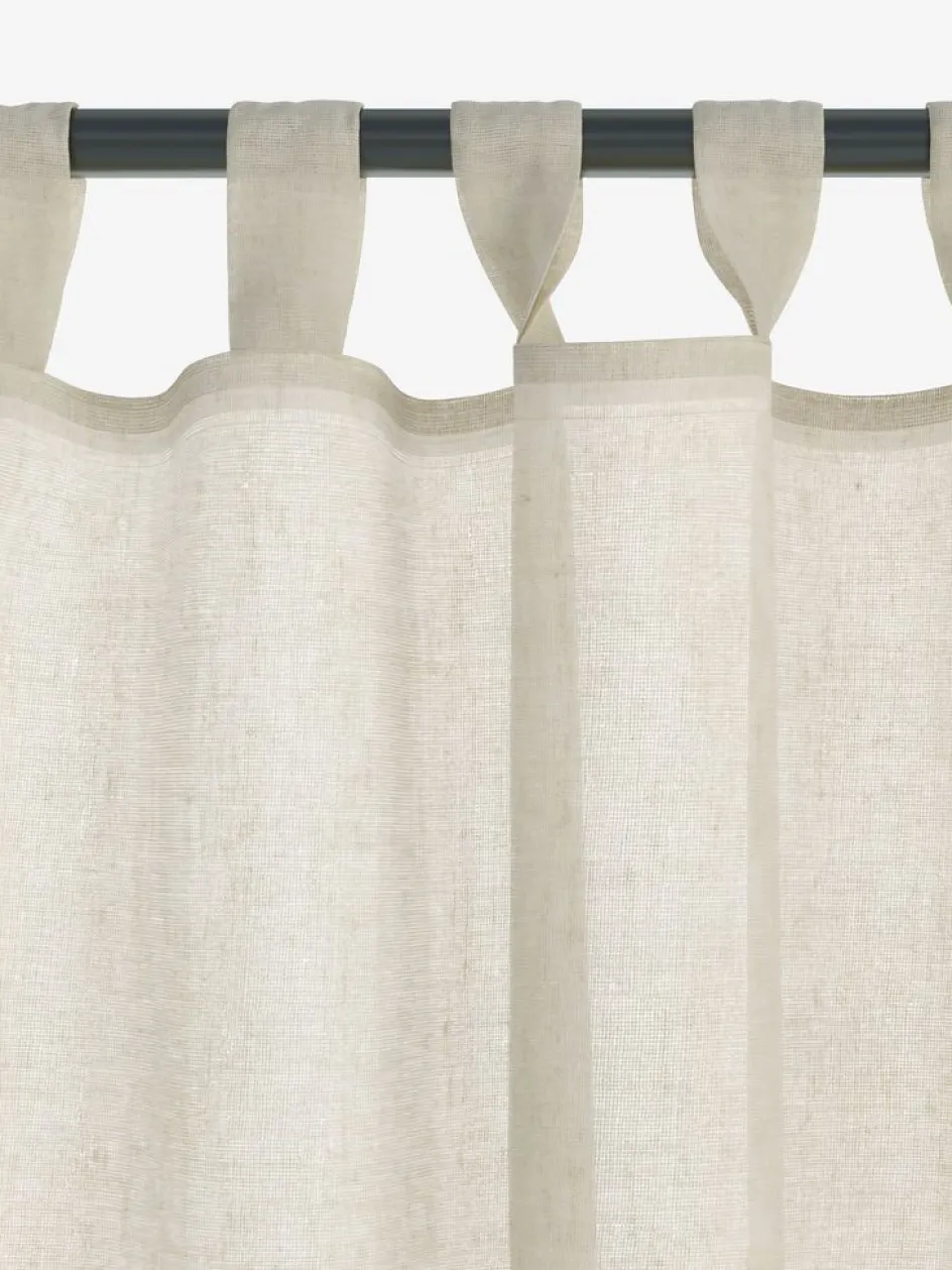 Hot LYRCortina LYR 1x140x300 lino Cortinas Traslúcidas