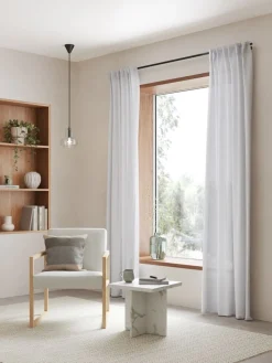 New LYSERENCortina LYSEREN 1x140x245 blanco crudo Cortinas Gruesas